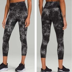 Lululemon Base Pace High-Rise Tight 25" Ink Vapor Ice Grey Multi 4